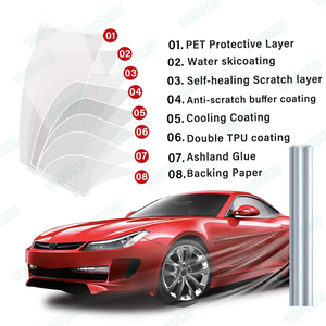 Hot bán ppf tự sửa chữa chống vàng sơn xe bảo vệ phim TPU nhựa nhiệt dẻo cao Polyurethane cơ thể hoàn hảo bóng đen - Product Image 3