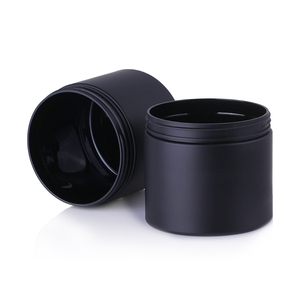 100g 120g 150g 200g 250g 300g 400G 500G bán buôn rỗng vật nuôi mờ màu đen trắng nhựa mỹ phẩm Kem Jar <span class=keywords><strong>container</strong></span> với <span class=keywords><strong>PP</strong></span> Nắp - Product Image 4