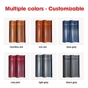 Tuiles de toit en céramique émaillée autonettoyantes, <span class=keywords><strong>traitement</strong></span> <span class=keywords><strong>anti</strong></span>-moisissures et <span class=keywords><strong>anti</strong></span>-algues, faible entretien, directement de l'usine - Product Image 3