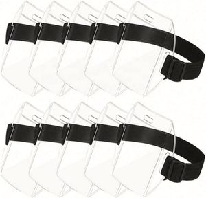 Customized Logo Holder for Transparent Badge With Hook Ring and Fastening Mechanism for Transparent Plastic <b>Name</b> <b>Tag</b> Holder - Product Image 4