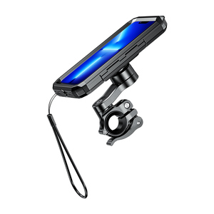 Support de guidon de vélo universel 360 Rotation étanche à dégagement rapide support de boîtier de téléphone portable accessoires de moto - Product Image 5