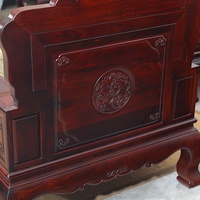 Ensemble de canapés en bois de séquoia en forme de U, nouveau style chinois, meubles en bois massif, canapé de salon, table basse zen