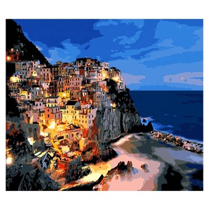XIXI 30x40 40x50 Pintura por Números Personalizada con Dibujos Animados, Impresión Digital Hecha a Mano para Principiantes - Product Image 1