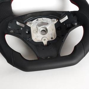 Volant plat en cuir pleine fleur en forme de D, directement de l'usine, pour <span class=keywords><strong>BMW</strong></span> E90 2008-2013, mise à niveau, vente chaude, en stock - Product Image 4