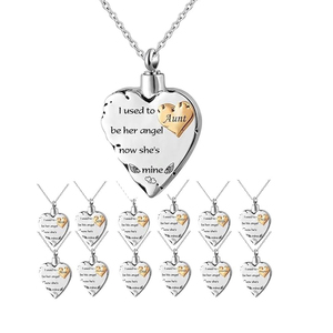 Yo solía ser su ángel ahora es mío fou encanto ala de angel cremación de la joyería regalo de Memorial collar con - Product Image 1