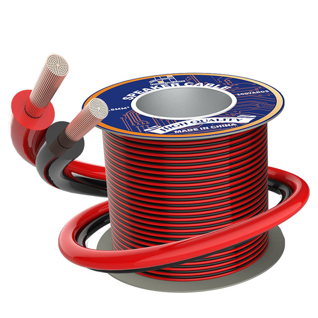 2 Color CORE 10 12 16 18 20 AWG 8-wire Copper Speaker Cable High Quality Electrical Wires