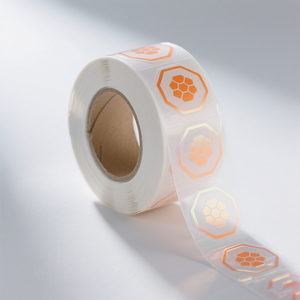 Étiquettes transparentes métallisées brillantes argentées personnalisées avec logo imprimé, très appréciées, pour bouteilles de cosmétiques et de spiritueux haut de gamme - Product Image 3