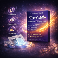Film buccal à dissolution rapide personnalisé OEM/ODM pour un sommeil réparateur, bandes à dissolution orale, emballage de films pour un sommeil réparateur pour adultes
