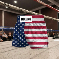 Short de boxe Muay Thai professionnel pour hommes commande en gros en tissu respirant extensible pour l'entraînement des gladiateurs