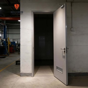 Puertas Metálicas Cortafuego Personalizadas de Fábrica Mexin, Puertas Batientes de Acero para Cuartos Limpios Industriales, Alimentos y Hospitales, Cuarto <span class=keywords><strong>Limpio</strong></span> Moderno - Product Image 1