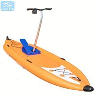 Tapis flottant gonflable Lumark pour une personne, type SUP, grand format, facile à ranger, idéal pour les centres de villégiature, fabriqué en Chine