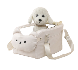 Asiento de Coche para Perro, Bonito y Ligero, de Nailon, Transportín para Mascotas, Cama Portátil y Cómoda para Viajes al Aire Libre - Product Image 5