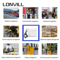 Gestion de la chaîne d'approvisionnement Graveur RFID UHF intégré haute performance Lecteur de contrôle d'accès logistique UHF longue portée automatique
