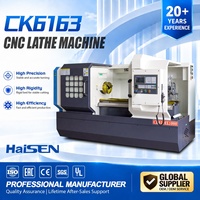 Tour CNC horizontal à lit plat CK6163 de fabrication taïwanaise, automatique, avec commande Fanuc, pour le travail des métaux – Prix fabricant Chine