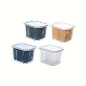 Eco-Friendly <b>Square</b> <b>Plastic</b> Food Storage <b>Containers</b> Microwavable 3-6L Home Kitchen Organization - Product Image 1