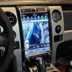13 "Android 9.0 64 + 4 Tesla stil Car GPS Navigation For Ford Raptor F150 2009-2014 auto Radio stereo Multimedia player kopf einheit