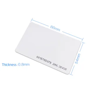 Wholesale t5577 blank credit card with magnetic stripe made in China