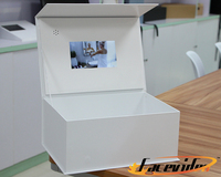 Boîte Cadeau Vidéo Magnétique Unique avec Écran LCD 7 Pouces Imprimée sur Mesure en Gros