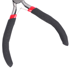 Toothed Needle Nose Pliers 4.5 In Chrome Vanadium Steel Serrated Jaw For Jewelry Making Diy Crafts - Product Image 3