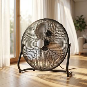 Electric Tower Air Cooling <b>Fan</b> <b>Metal</b> <b>Floor</b> 3-Speed AC Motor Mechanical Control Low Noise Strong Wind Commercial Garage Hotel - Product Image 3