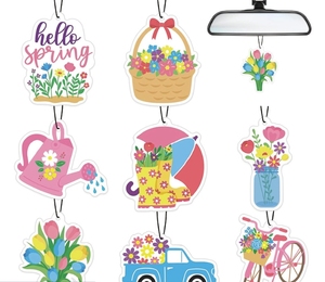 Preppy Hanging Oil <b>Ornaments</b> <b>Car</b> Freshener Slice Pendant for Interior Air Home Gift Supplies - Product Image 3