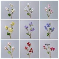 Fleur artificielle Xiangxuelan Orchidée Dansante, moulée et embossée, pour décoration intérieure, mariage, décoration de chemin et murale
