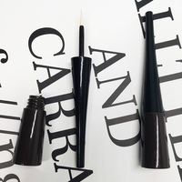 3G bouteille d'eye-liner en forme de tour pour la croissance des cils tube vide liquide faux œil colle noire couleur maquillage emballage en plastique PETG