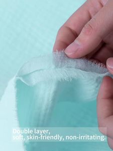Vente en gros de tissu en pur coton biologique pour bébé Couvertures en mousseline de crêpe douce Crêpe froissée pour filles - Product Image 4
