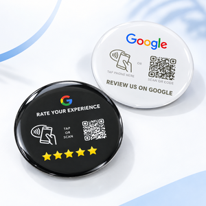 Cxj แท็กรีวิว NFC วงกลมรีวิวจาก Google การ์ด NTAG213/215/216พีวีซีกันน้ำ75มม. 13.56MHz RFID ควบคุมการเข้าถึง - Product Image 1