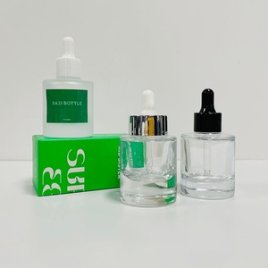 Botella de Vidrio con Gotero para Aceite Capilar o Sérum, Envase Cosmético de Lujo de 30 ml (1 oz) con Fondo Grueso y Caja - Product Image 2