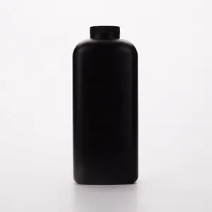 عبوة بودرة حرارية كبيرة الحجم شائكة> g HDPE زجاجة بلاستيكية 1 لتر زجاجة بودرة التلك