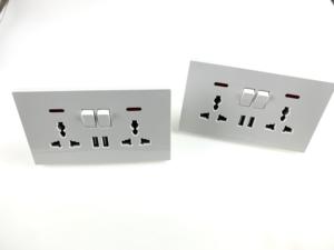 Ổ Cắm Gắn Tường Chất Lượng Cao Với Ổ Cắm Công Tắc Đèn Điện Công Tắc Đôi Nhà Bếp Gia Đình Nhiều Phích Cắm - Product Image 2