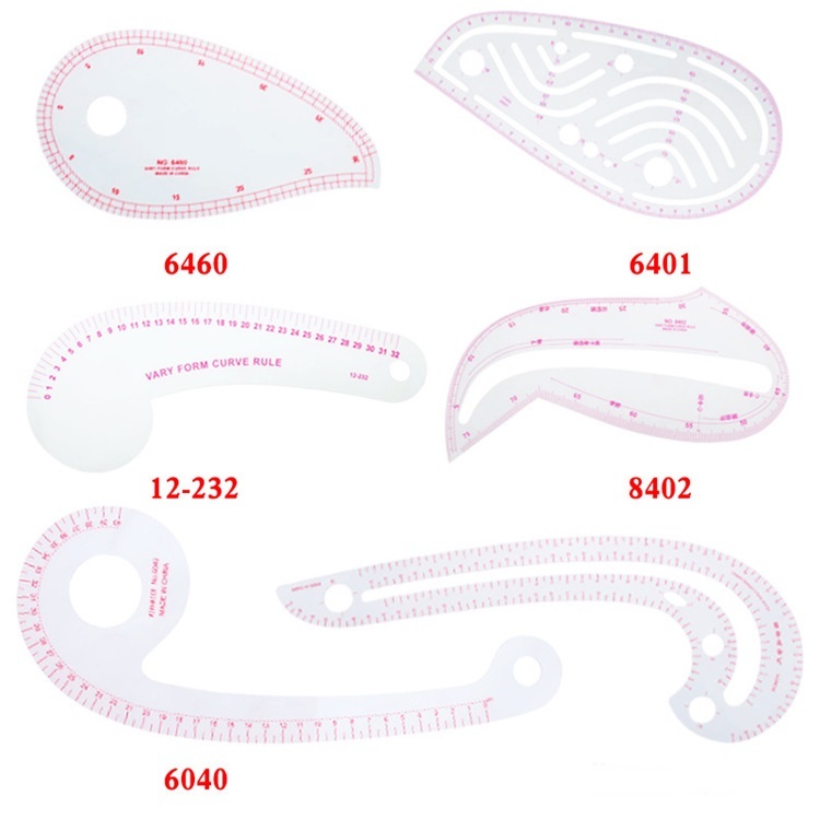 LOVIVER French Curve Ruler Tailoring Tool Clothing Pattern Template for