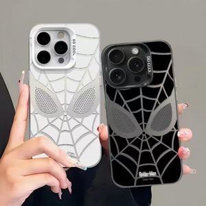 Funda Protectora Rígida para Teléfono Móvil con Diseño de Spider-Man de Marvel, Impresión a Color, para iPhone 11 12 13 14 15 16 17 Pro Max - Product Image 1