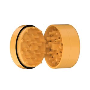 เครื่องบดยาสูบ3ส่วน63มม. เครื่องบดยาสูบเซรามิกอุปกรณ์เสริมการสูบบุหรี่โลหะแบบกำหนดเอง - Product Image 3