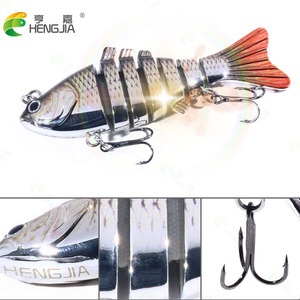 3.94 "/24g di pesca Multi snodato attirano esche realistiche di <span class=keywords><strong>trota</strong></span> spigola - Product Image 4