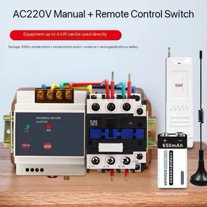 Không Dây Điều Khiển Từ Xa Hộ Gia Đình Công Suất Cao Máy Bơm Nước Động Cơ Chuyển Đổi 220V/380V Ba Pha 433Mhz Tần Số PC Chất Liệu AC - Product Image 5