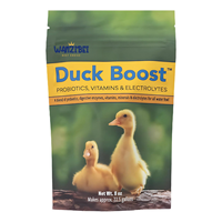 Complément Essentiel pour Oiseaux Aquatiques Flock Pro's Duck Boost avec Probiotiques, Levure de Bière en Poudre et Origan