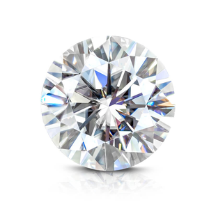 Amii-body Star en pierre synthétique avec diamant, ronds et amples, pour bague, 1ct D, VVS - Product Image 1