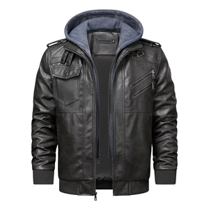 <span class=keywords><strong>Giacca</strong></span> da <span class=keywords><strong>uomo</strong></span> Slim Fit Casual <span class=keywords><strong>Blazer</strong></span> in <span class=keywords><strong>pelle</strong></span> sintetica con cintura con risvolto e chiusura con cerniera per <span class=keywords><strong>uomo</strong></span> - Product Image 6