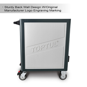 Armoire de travail robuste TOPTUL TCBL0803, 8 tiroirs, résistante à l'eau, antivol, OEM - Product Image 3