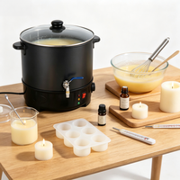 Vente en gros de chauffe-cire électriques commerciaux 110V, réservoirs de fusion et pots de chauffe-cire pour la fabrication de bougies