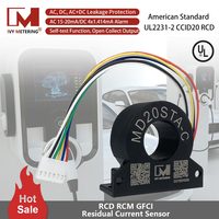 MD20STA-C UL2231-2 RCD RCM RCMU Dispositif de détection de courant résiduel à auto-test CCID20 pour VE PV