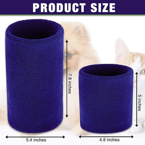 犬のグルーミングイヤーマフソフトウォームノイズプルーフイヤーマフペットイヤーカバークロスハットグルーミング入浴ブロー乾燥ペットヘッドスリーブ - Product Image 2