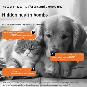 Dispensador Automático de Comida para Mascotas, Ecológico y Bonito, Lanzador de Comida Liofilizada para Aliviar el Aburrimiento, Juguete Interactivo para Perros y Gatos, Almacenamiento de Comida - Product Image 4