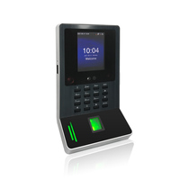 Máquina de control de asistencia facial con código PIN, control de acceso por huella dactilar, verificación de tarjetas RFID, escaneo y cámara de reconocimiento facial