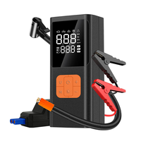Démarreur de batterie portable avec mini-compresseur d'air 150 PSI pour pneus de voiture et arrêt automatique