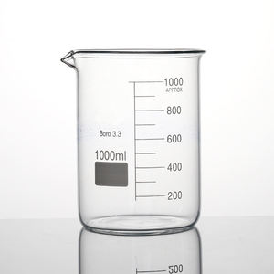 Verrerie de laboratoire Bécher <span class=keywords><strong>en</strong></span> <span class=keywords><strong>verre</strong></span> Boro3.3 25ml 50ml 250ml 500ml 1000ml Bécher <span class=keywords><strong>en</strong></span> borosilicate Bécher de mesure de haute qualité - Product Image 4
