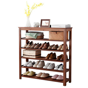 Zapatero de Bambú Personalizado de 6 Niveles <span class=keywords><strong>para</strong></span> la Entrada - Product Image 1