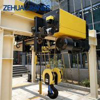Palans électriques de levage de marchandises à faible bruit, conformes aux normes européennes, avec câble métallique, capacité de tension personnalisée